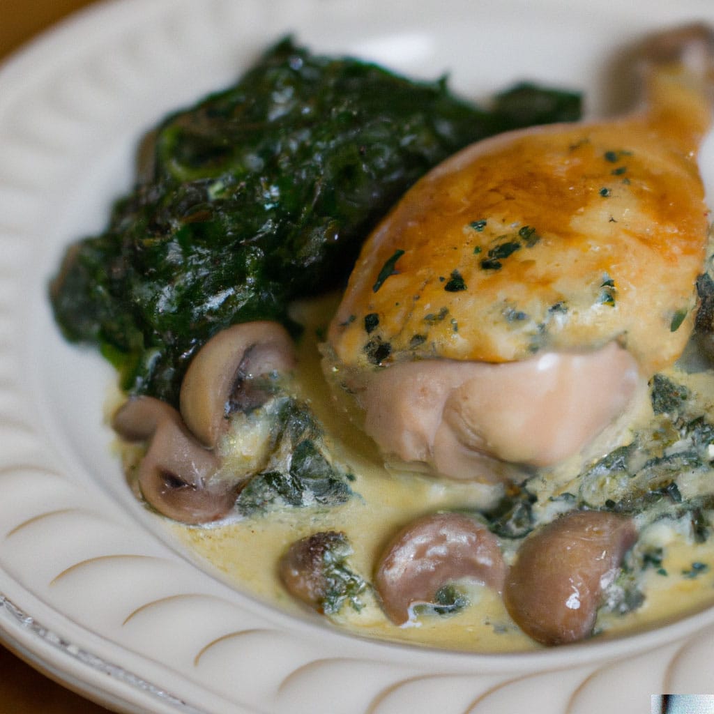 Home 7 Creamy Mushroom and Spinach Stuffed Chicken