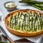 Asparagus Tart Recipe (Flaky, Fresh, and Perfectly Structured) 2 asparagus tart recipe with puff pastry and creamy cheese filling