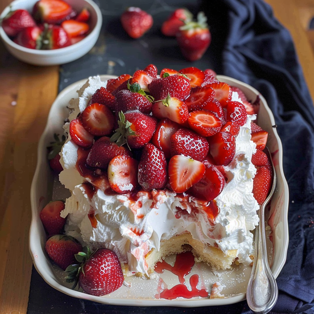 Strawberry Angel Food Cake Dessert: Light, Layered, and Luscious