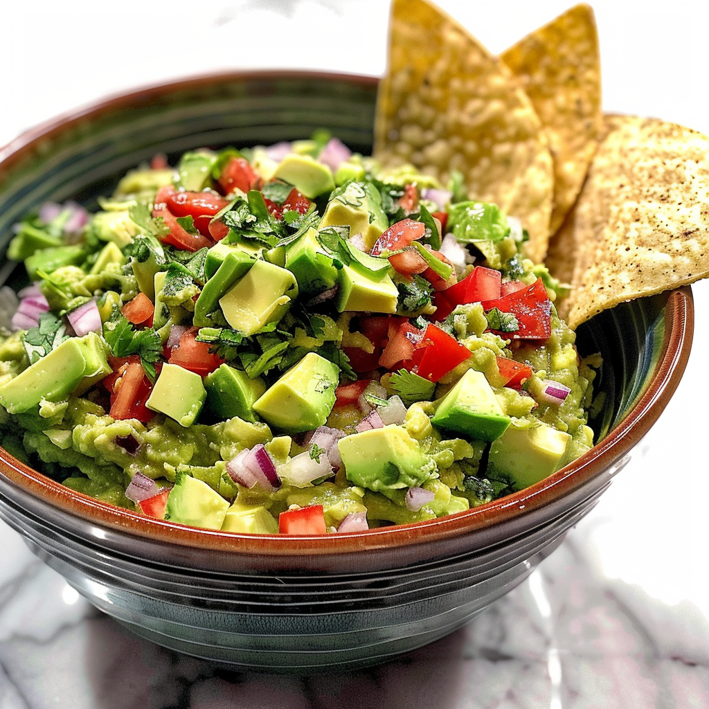 Chunky Guacamole Recipe for Vibrant Texture
