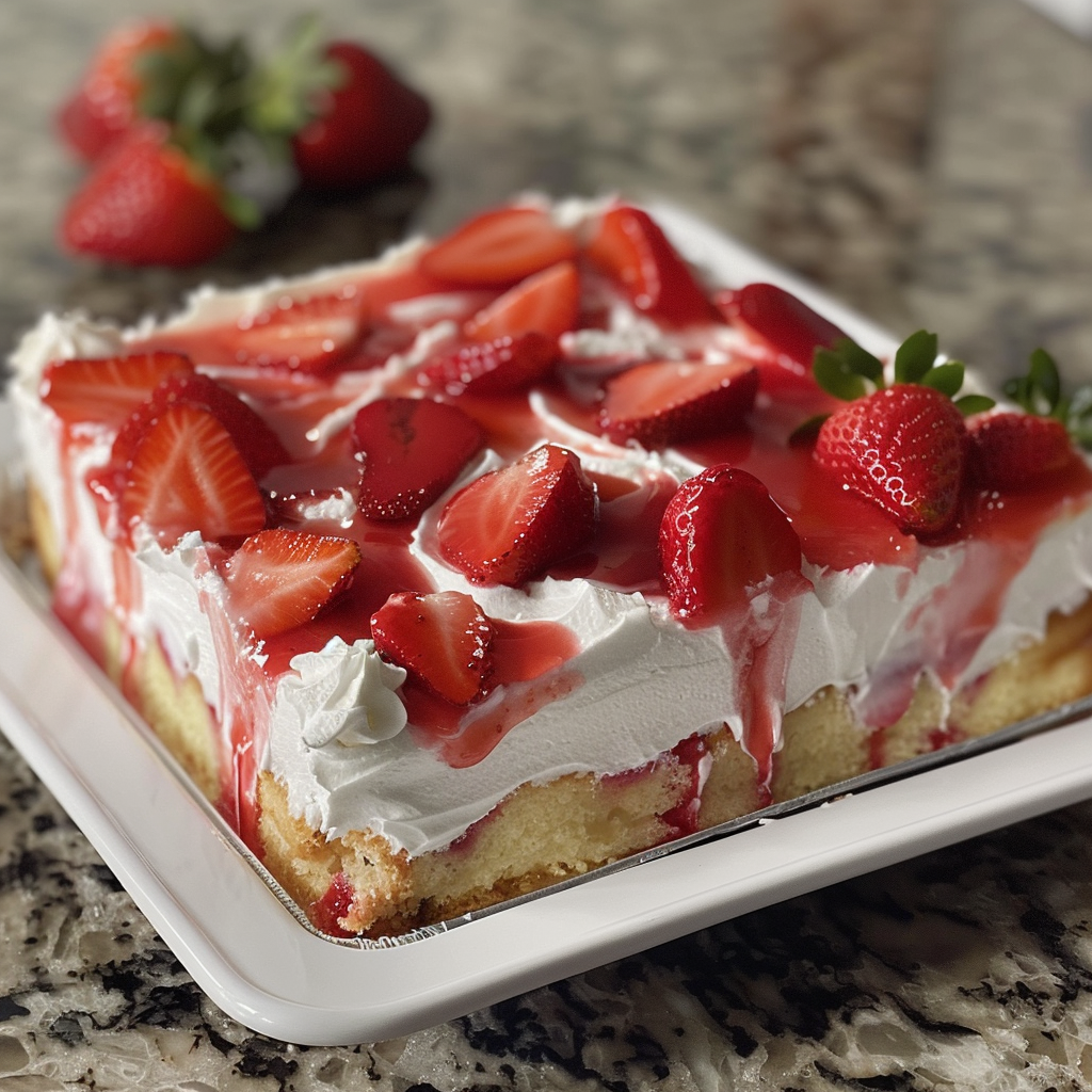 Strawberry Poke Cake: An Easy Celebration Dessert