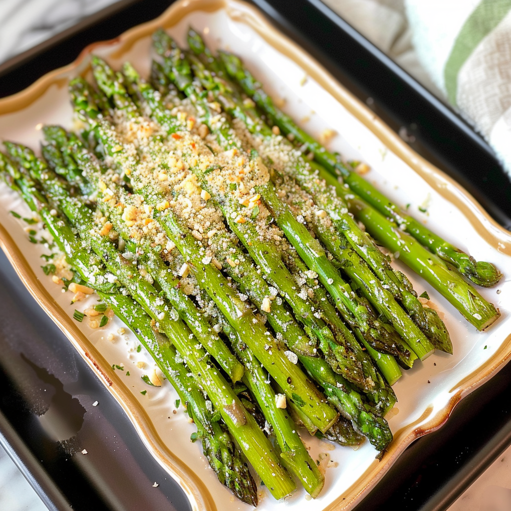 Garlic Parmesan Asparagus Recipe