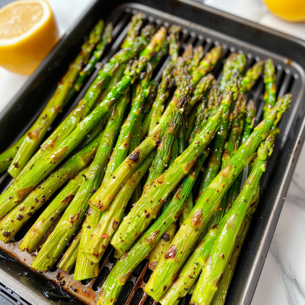Air Fryer Asparagus: The Crispy Lemon-Garlic Side