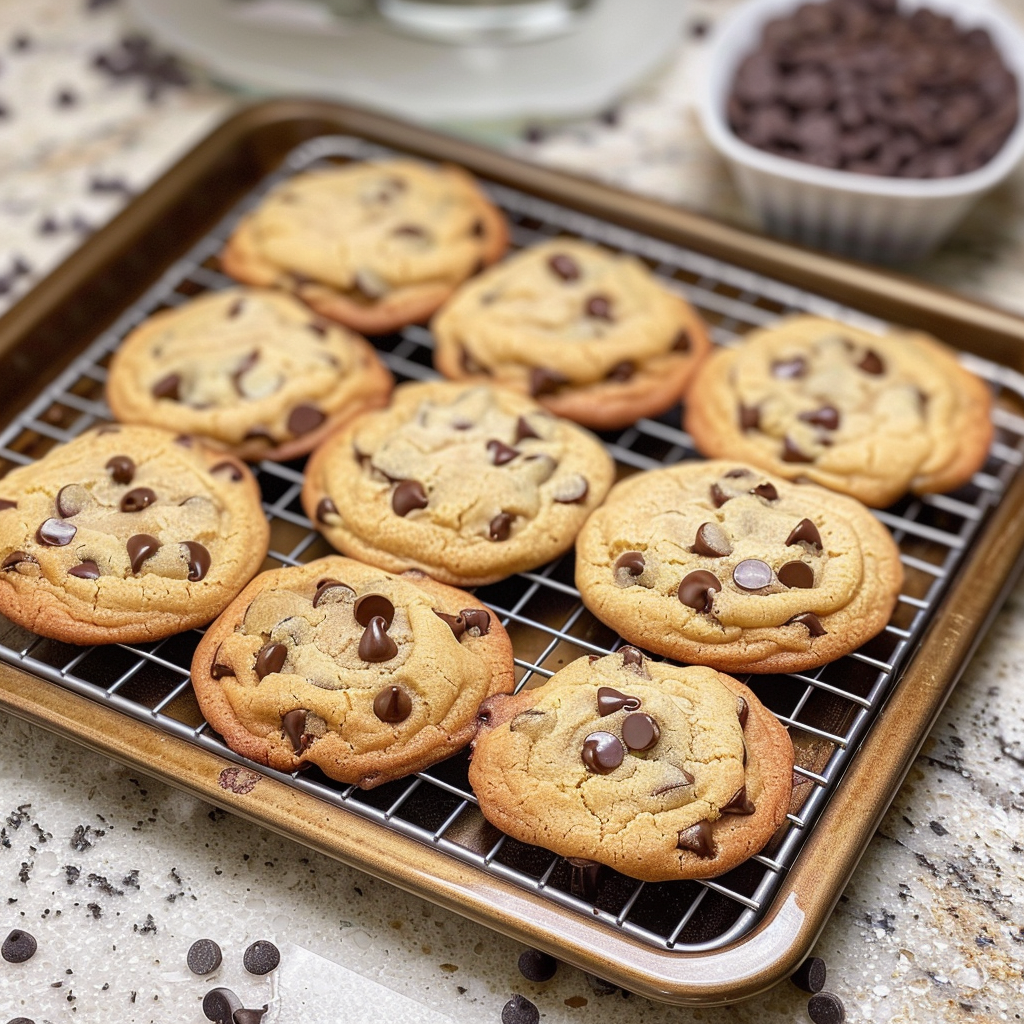 Thick Chocolate Chip Cookies: Bakery Style Perfection