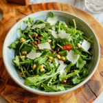 Simple Arugula Salad Recipe with Lemon Dressing