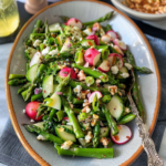 Spring Asparagus Salad Recipe with Peas & Feta
