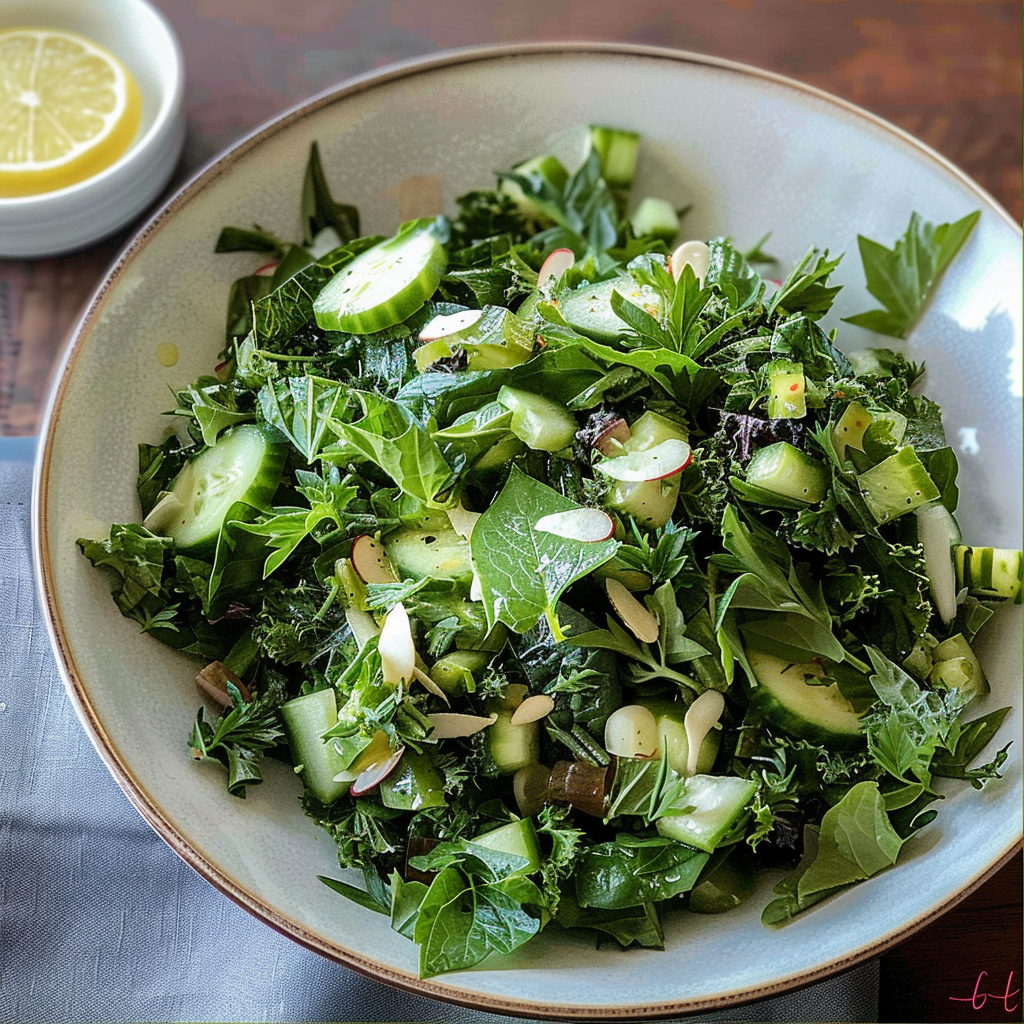Herb Salad Recipe: Fresh, Crisp Greens & Nuts